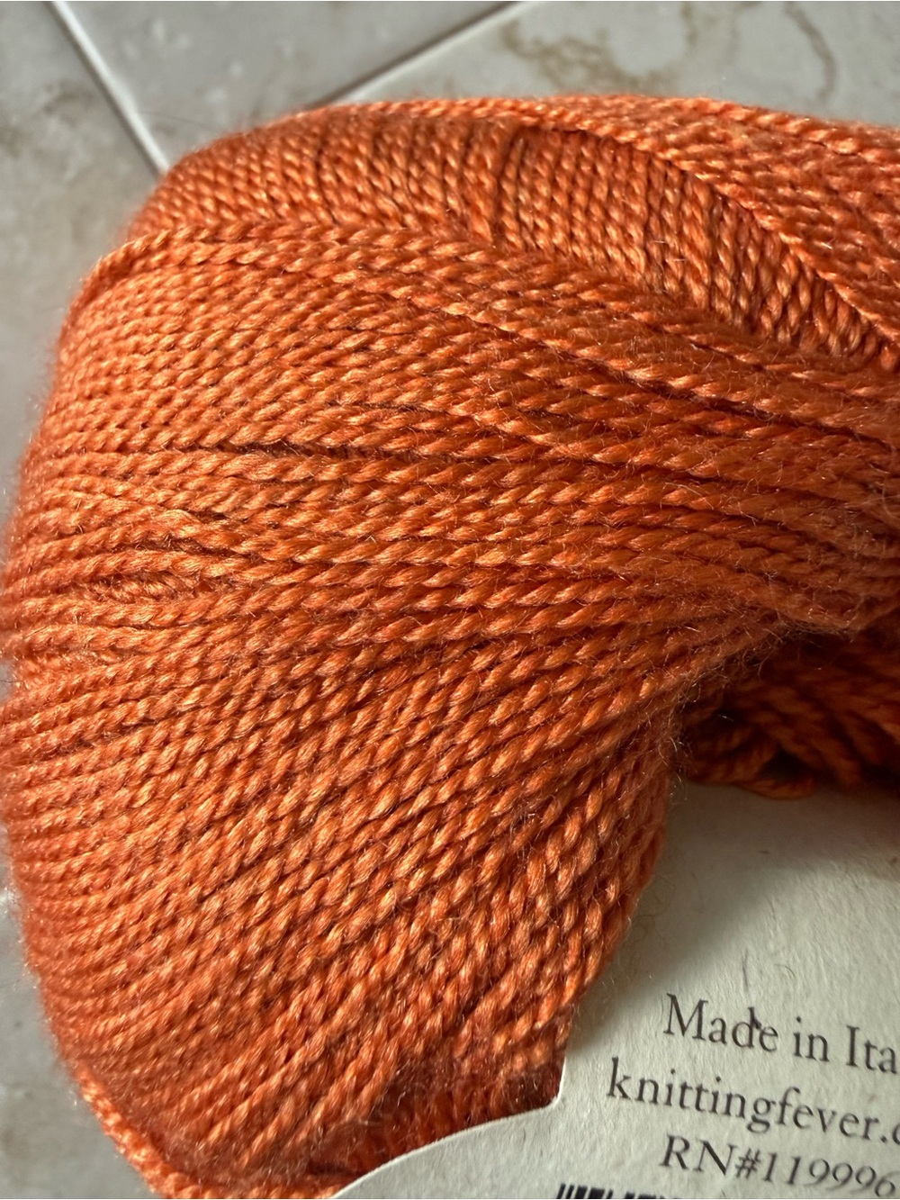 Juniper Moon Farm Findley Wool/Silk Yarn - Tiger Lily Orange